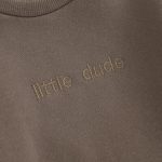 Polinkety Newborn Baby Boy Fall Romper Onesie Little Dude Embroidery Long Sleeve Footless Jumpsuit Winter Outfit Clothes - Image 5